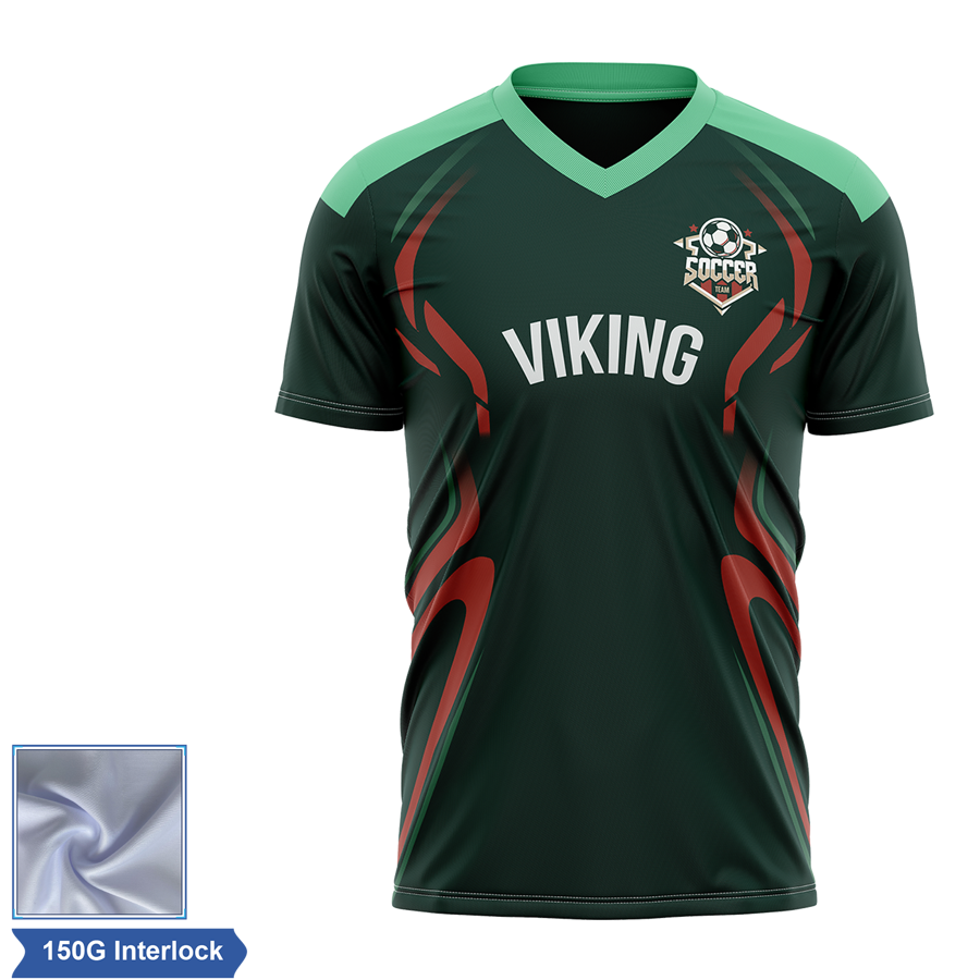 Men's and Kids' Sublimation Soccer Jersey - 150G Interlock